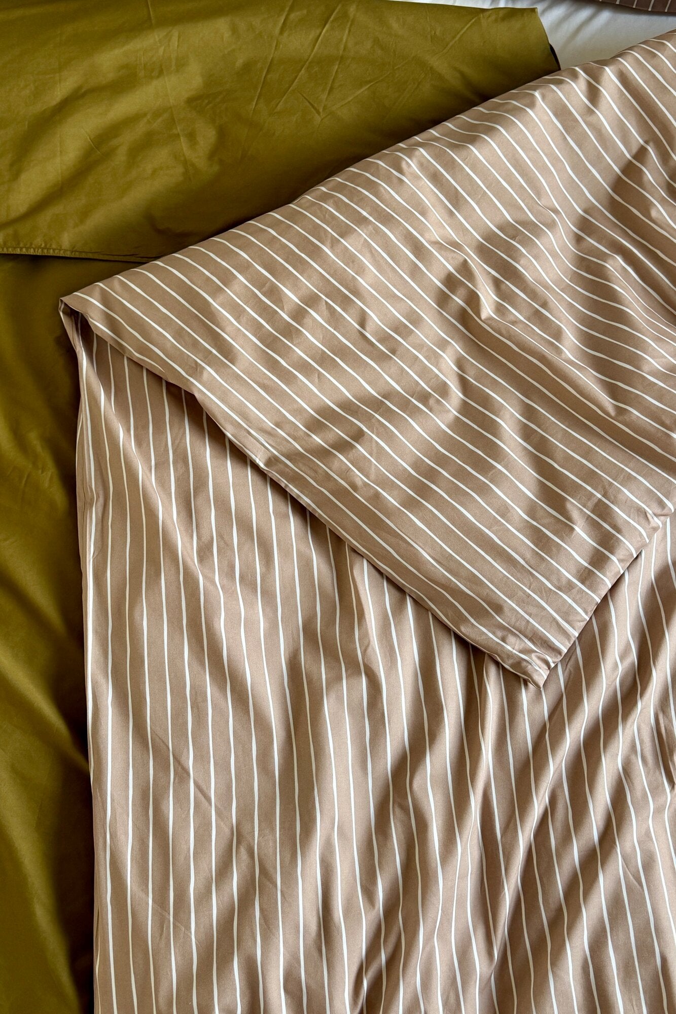 Painted Stripe sengesæt - Vanilla